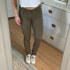 Mother Jeans The Muse Green